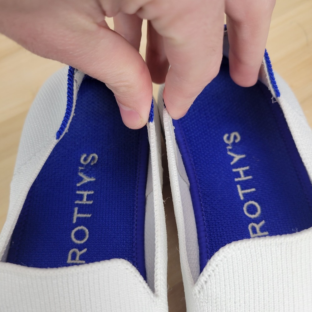 ROTHY'S The Original Slip On Sneakers Womens Size 8 Washable Removable Insoles - Picture 8 of 11